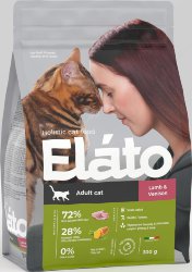 ЭЛАТО (ELATO) Корм д/взрослых кошек с ягненком и олениной 300г