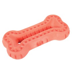 Zolux (Золюкс) Игрушка для собак Косточка Мус термопластичная резина коралловая 16 см