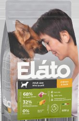 ЭЛАТО (ELATO) Корм д/взрослых собак мелких пород с курицей и уткой 500
