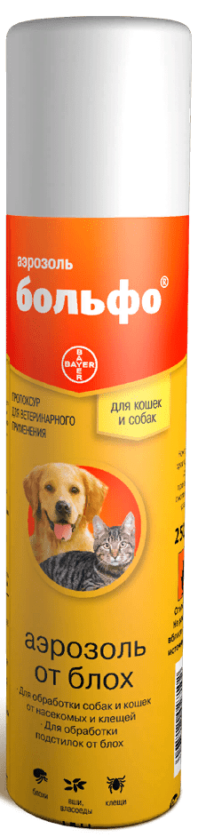  Больфо Байер, Bolfo - спрей инсектоакарицидный.