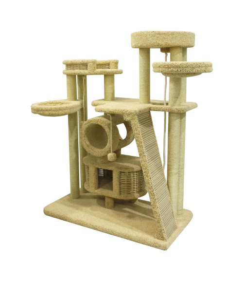 Комплекс-когтеточка с лежанками для кошек &quot;Блуша&quot; 130х75х170 см.