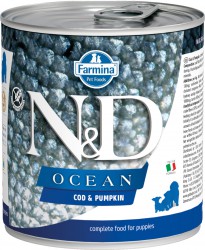 Farmina N&D (Фармина НД) Ocean Puppy Консервы беззерновые для щенков всех пород с треской и тыквой 285 г