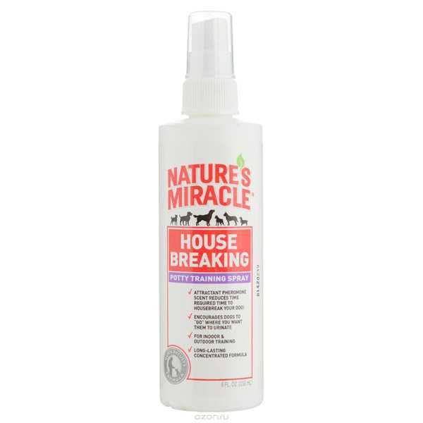 Natures Miracle House-Breaking Spray Спрей для приучения к туалету для собак 237 мл