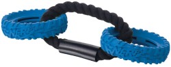 Nerf dog Игрушка для собак Шины с веревкой 32,5см синие