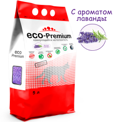 ECO Premium Лаванда наполнитель древесный лаванда 1,9 кг 5 л