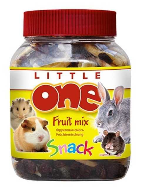 Little One (Литл Ван) Лакомство для грызунов Фруктовая смесь 200 г (банка)