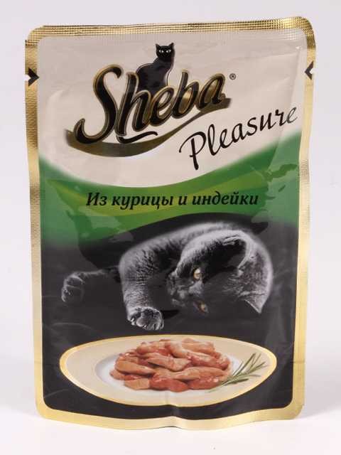 Sheba (Шеба) Pleasure - Ломтики в соусе с Курицей и Индейкой