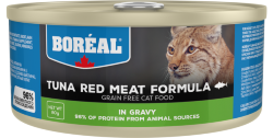 BOREAL Корм Влажный д/кошек красное мясо тунца в соусе 80г