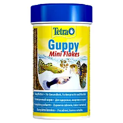 Tetra (Тетра) Guppy mini flakes Корм для небольших гуппи (мини хлопья) 30 г 100 мл