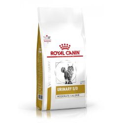 Royal Canin (Роял Канин) Urinary S/O  moderate calore- Корм для кошек лечение МКБ и растворение струвитов 400 гр