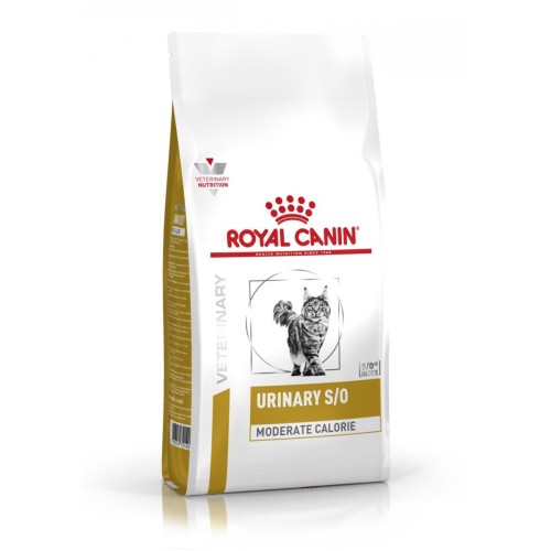 Royal Canin (Роял Канин) Urinary S/O Moderate Calorie Сухой лечебный корм для кошек с предрасположенностью к лишнему весу при мочекаменной болезни 350г