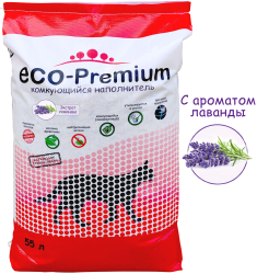 ECO Premium Лаванда наполнитель древесный лаванда 20,2 кг 55 л