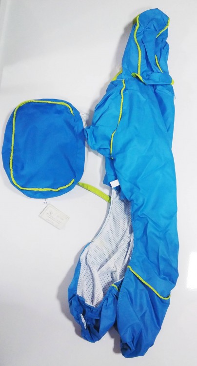 Tianchong дождевик сумочка Голубой L длина спины 33 см, грудь 44-48 см, талия 28 см