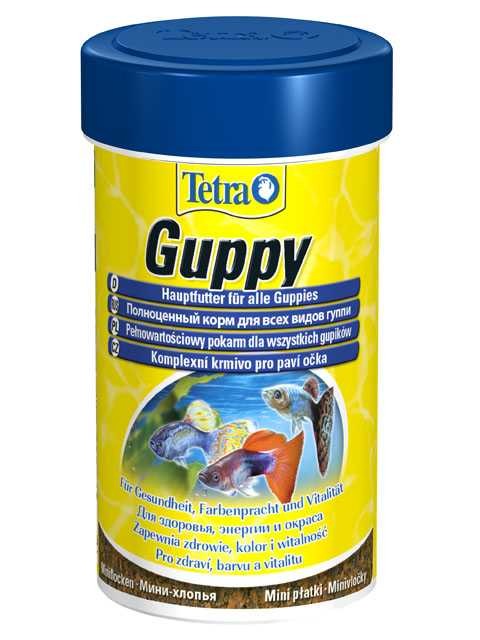 Tetra (Тетра) Guppy mini flakes Корм для небольших гуппи (мини хлопья) 75 г 250 мл