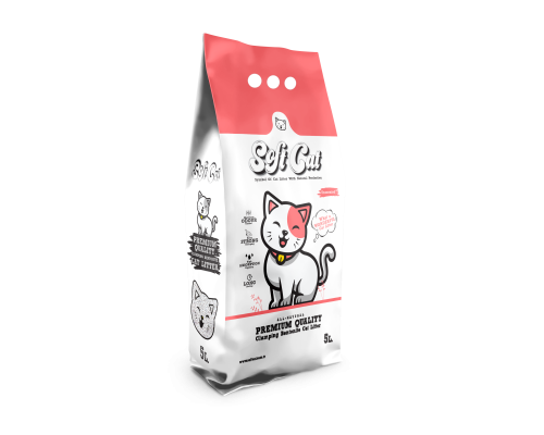 Soft Cat Наполнитель для кошачьего туалета комкующийся без запаха 5 л (Турция замена Ever Clean)
