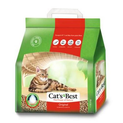 Cats best (Кэтс бэст) Original Наполнитель для кошачьего туалета древесный 2,1 кг 5 л