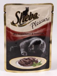 Sheba (Шеба) Pleasure - Ломтики в соусе с Говядиной и Ягнёнком