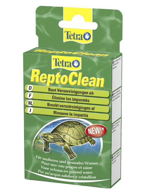 Tetra (Тетра) ReptoClean - Средство для очищения и дезинфекции воды у черепах 12 капсул