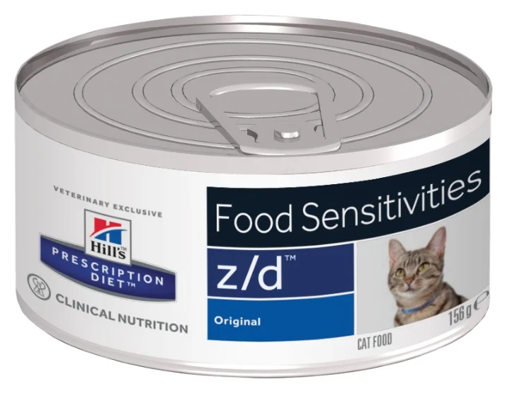 Hills (Хиллс) Prescription Diet z/d Feline ULTRA Allergen-Freez - Корм для кошек Лечение пищевой Аллергии (Банка)