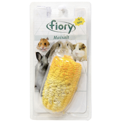 Fiory (Фиори) Maisalt Био-камень для грызунов с солью в форме кукурузы 90 г