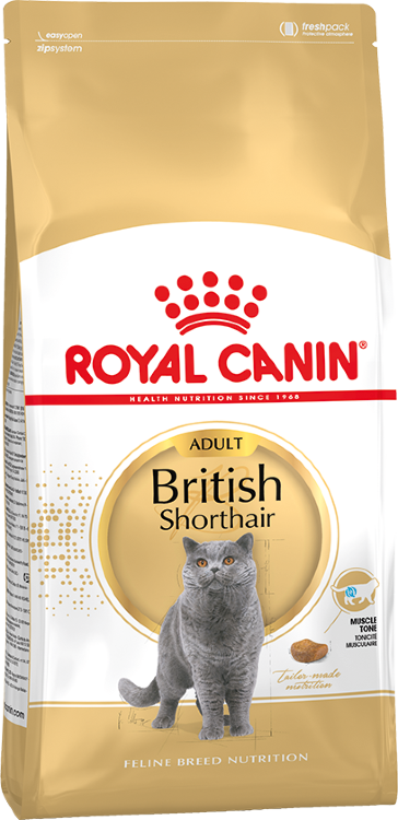 Royal Canin (Роял Канин) British Shorthair Adult Сухой корм для взрослых кошек породы Британская короткошерстная 400 г