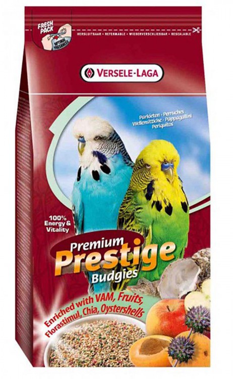 Versele-Laga (Версель-Лага) PREMIUM BUDGIES 1кг корм д/волнистых попугаев