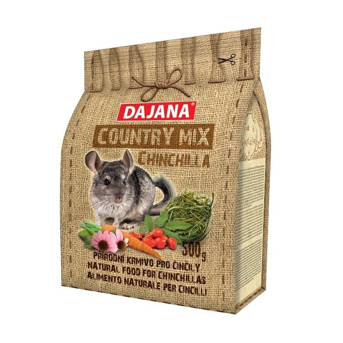 Dajana Country Mix Chinchilla - Основной корм для шиншилл, 500 гр.
