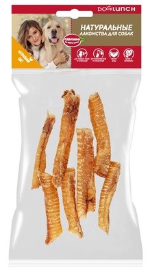 DogLunch (Дог ланч) лакомство для собак Трахея ягненка 50 г