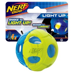 Nerf dog Игрушка для собак Мяч светящийся сине-зеленый 6 см