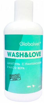 Globalvet (Глобалвет) Шампунь с пантенолом и алоэ вера для кошек и собак 250 мл