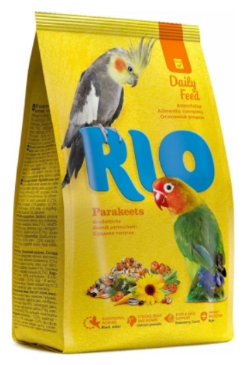 Rio (Рио) Сухой корм для средних попугаев основной рацион 500 г