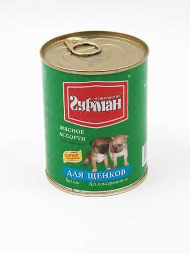 Гурман (Мясное ассорти) - Для щенков 340г