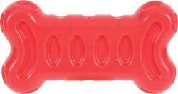 Zolux (Золюкс) Игрушка для собак Бабл кость термопластичная резина красная 15 см
