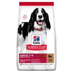 Hill's (Хиллс) Science Plan Adult Medium Сухой корм для взрослых собак средних пород с ягненком и рисом 12 кг