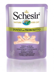 Schesir (Шезир) Pollo Prosciutto - Корм для кошек с Куриным филе и Ветчиной (Пауч)