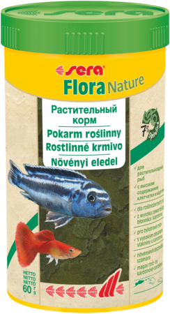 Sera (Сера) Flora Растительный корм для рыбок 250 мл 60 г (хлопья)