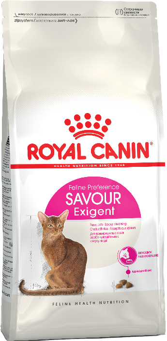 Royal Canin (Роял Канин) Savour Exigent Сухой корм для кошек привередливых к вкусу продукта 2 кг