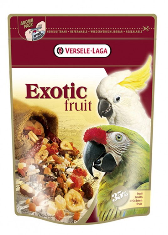 Versele-Laga (Версель-Лага) EXOTIC FRUIT 600г корм д/крупных попугаев с фруктами