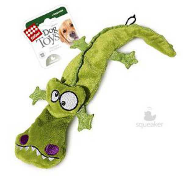 GiGwi - Игрушка для собак "Крокодил" с 4-мя пищалками