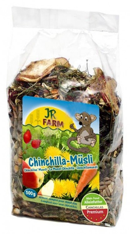 JR Farm Chinchillas Muesli Премиум корм для шиншилл, 500 гр.