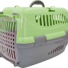 Homepet переноска пластиковая зеленая 48х32х32 см