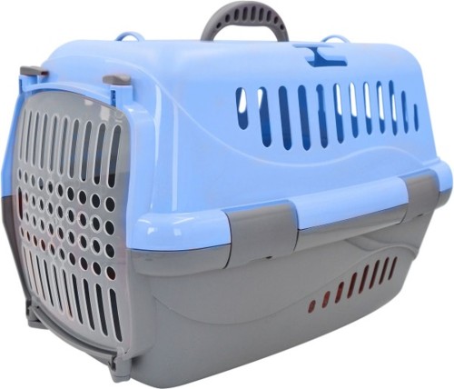 Homepet переноска пластиковая зеленая 48х32х32 см