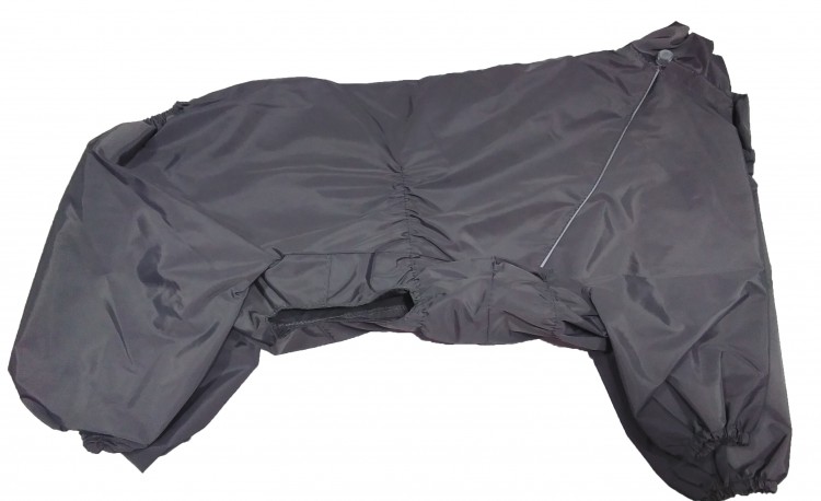 Комбинезон ТУЗИК Английский Кокер кобель холодный (дождевик), длина спины (45), обхват груди (64) серый