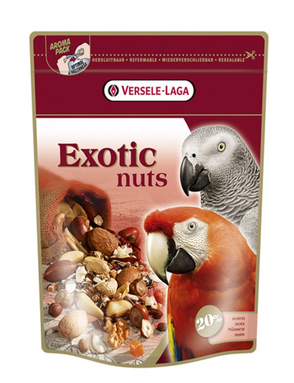 Versele-Laga (Версель-Лага) EXOTIC NUTS 750г корм д/крупных попугаев с орехами
