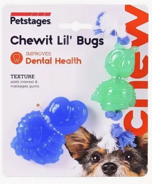 PETSTAGES OPKA Dental Mini Игрушка д/собак Жуки для собак 12 см