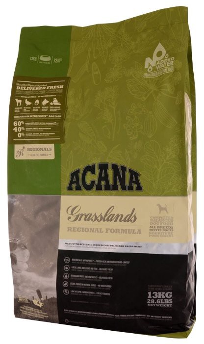 Acana (Акана) Grasslands - Корм для собак с Ягнёнком 11,4 кг