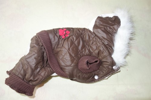 4mypets Комбинезон теплый на меху красный S йорк 24*о33*н18