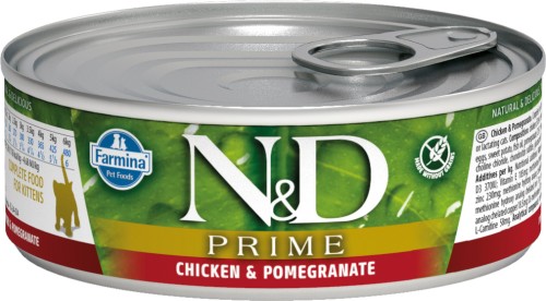 Farmina N&amp;D Prime (Фармина НД Прайм) Консервы беззерновые для котят с курицей и гранатом 70 г