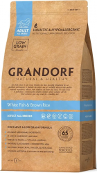 GRANDORF (Грандорф) Белая рыба с рисом для взрослых собак всех пород 1 кг