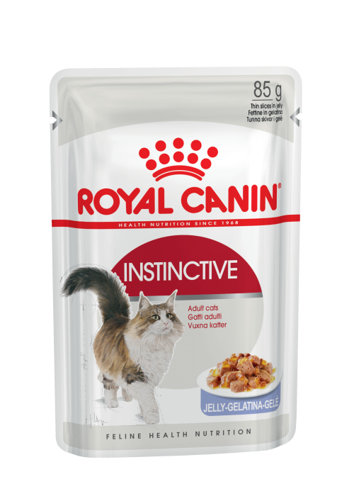 Royal Canin (Роял Канин) Instinctive (Gelee) Влажный корм для взрослых кошек Инстинктив в желе 24 шт